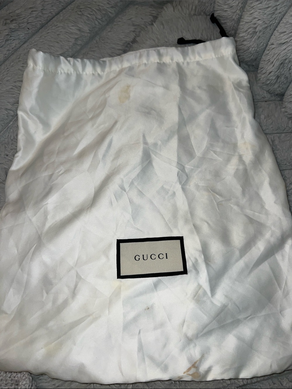 Authentic Gucci satin bag
